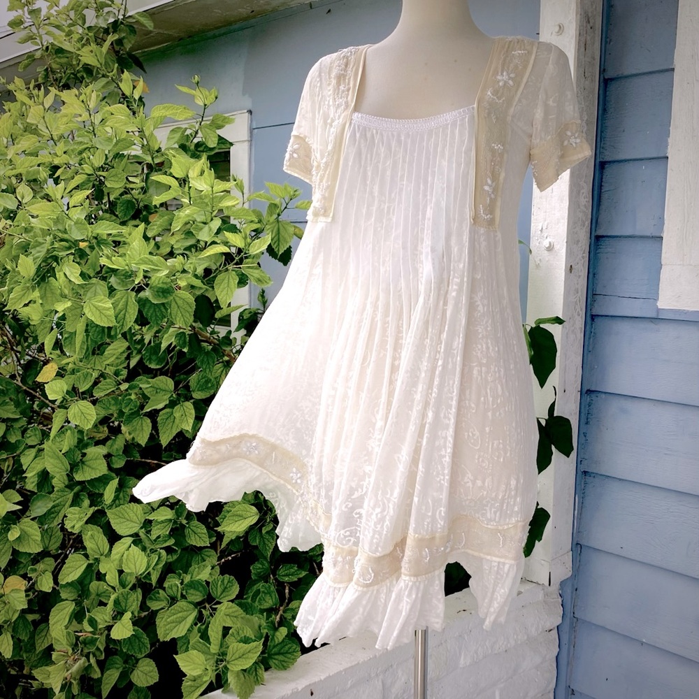 Twin-Set Simona Barbieri Babydoll Prairie Dress